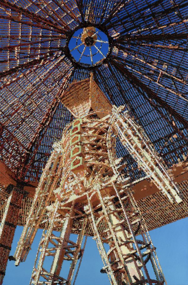 Römer + Römer, Sky above Burning Man, Öl auf Leinwand, 150 x 110 cm