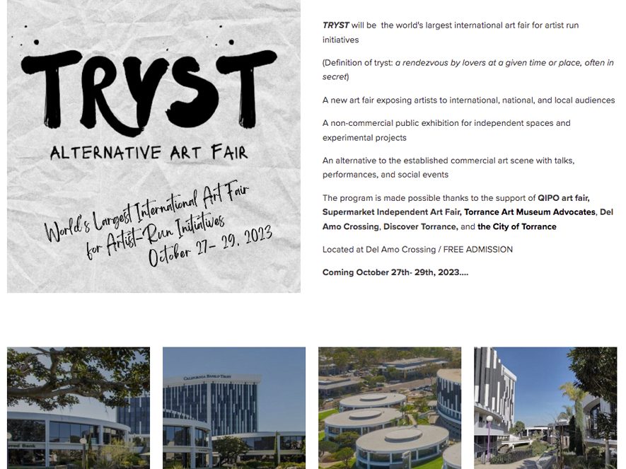 TRYST art fair Los Angeles Torrance Art Museum